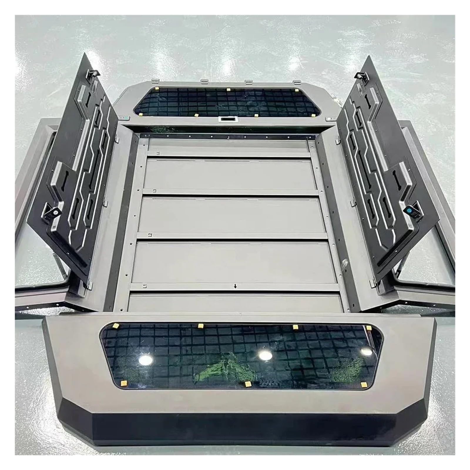 Canopy Hardtop Truck Topper Camper Kompatibel for F150 Leichtes Aluminium