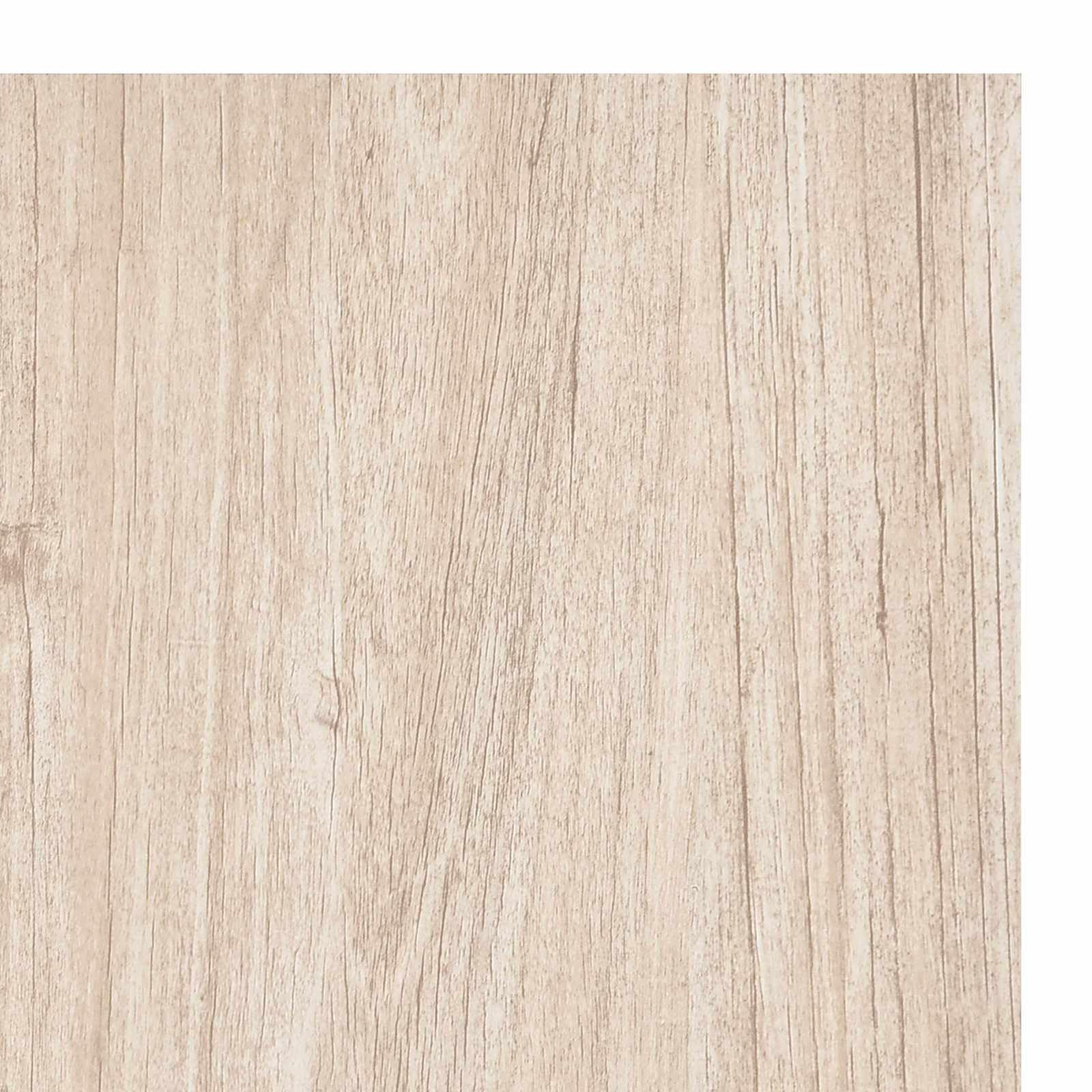 Samoprzylepne płyty podłogowe PCW białe i w kolorze drewna 5,11 m², 55 sztuk, 30,5 x 30,5 x 0,15 cm, do wykładzin podłogowych, płytek winylowych do renowacji wewnątrz