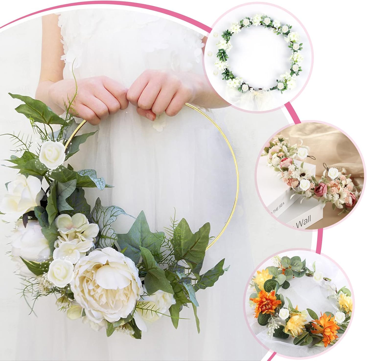 Taoyanmo 144Pcs Mini Roses Artificial Flower Realistic Flower for Accessories Bridal Hair Clips Headbands Dress Bridal Bouquets - Image 4
