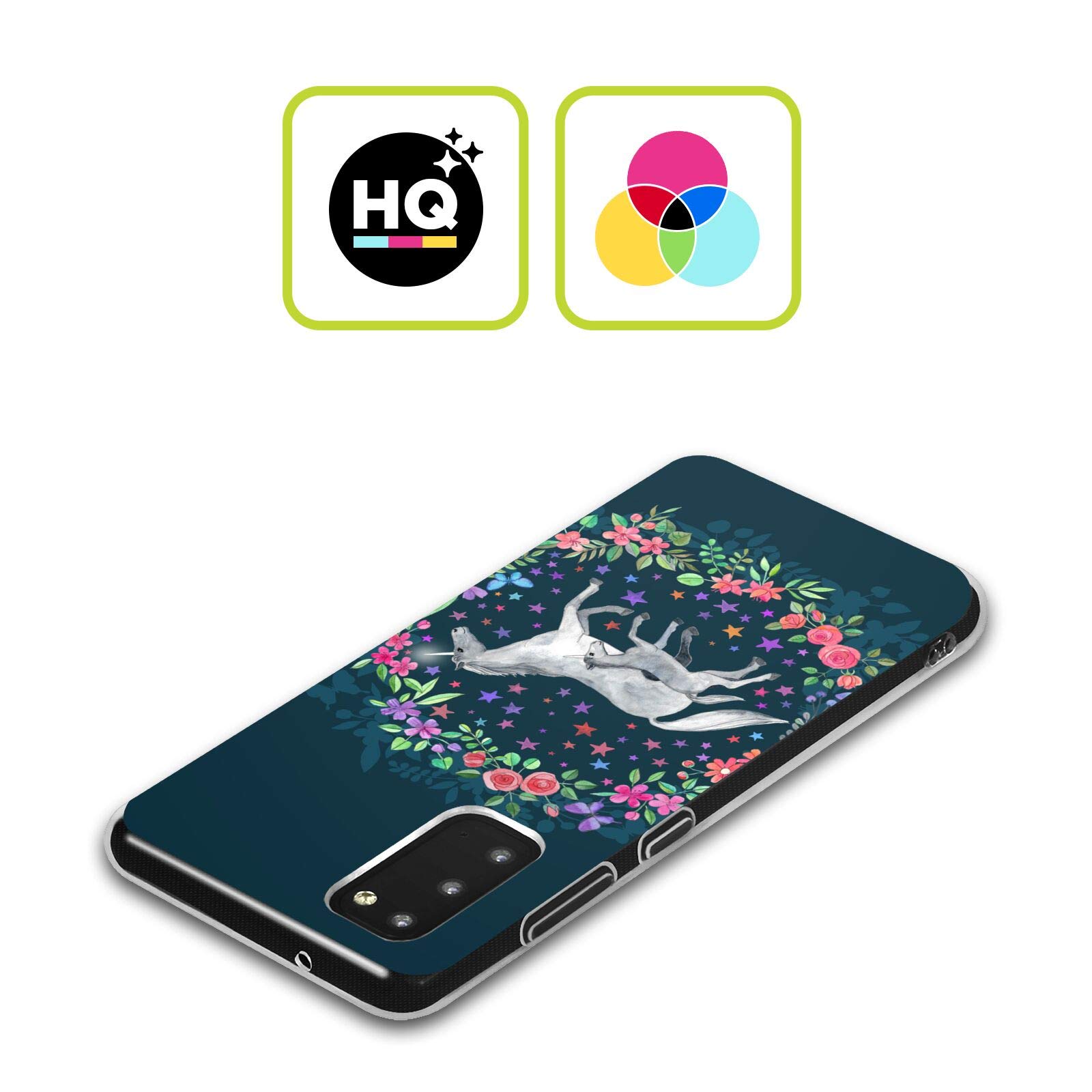 Head Case Designs Officially Licensed Micklyn Le Feuvre Unicorn Mama and Baby Wildlife Soft Gel Case [Military Grade Protection] Compatible with Samsung Galaxy M54 5G