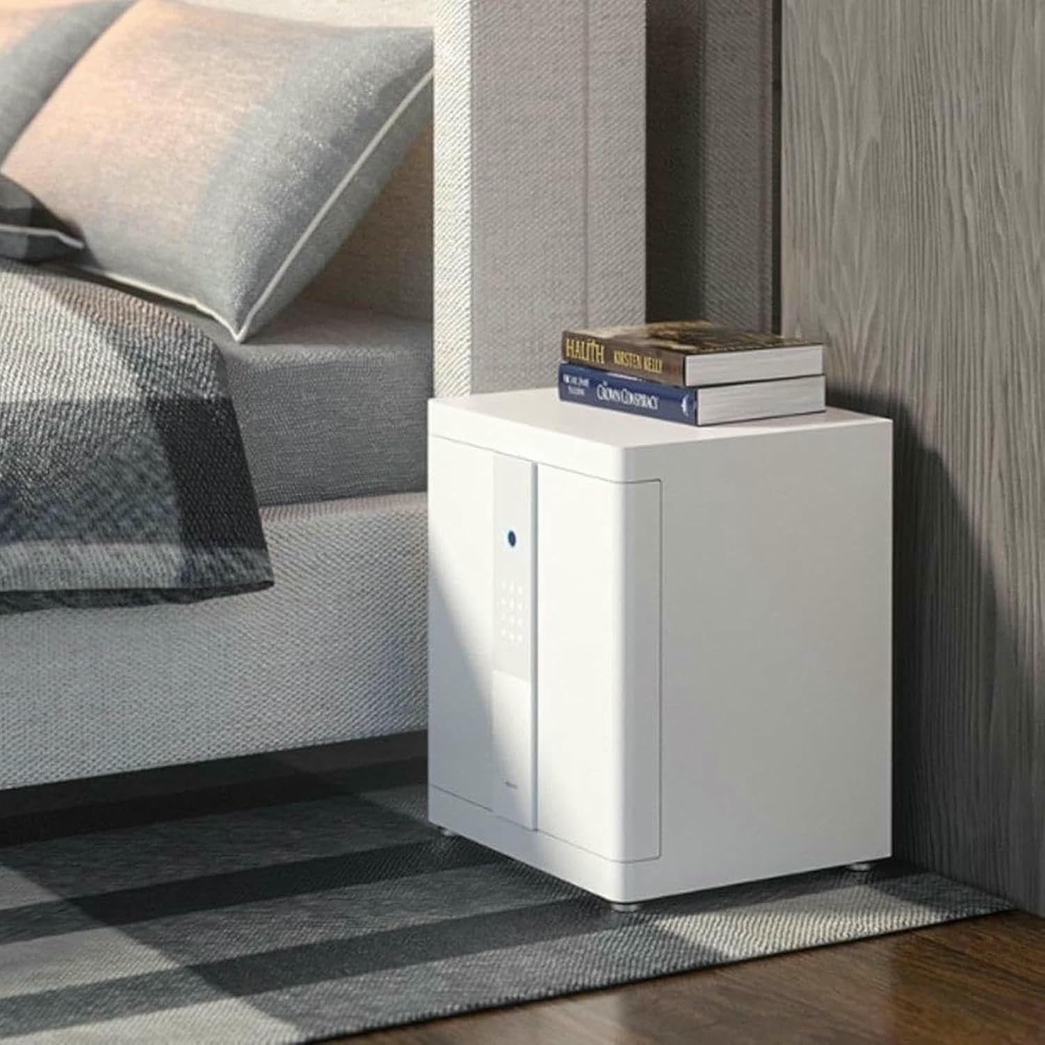 Luxury Smart Electronic Digital Safe Box Fingerprint Recognition Fingerprint Recognition With Alloy Steel Cabinet Safes With Function