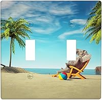 Vista 59 de Placa de interruptor de luz de elefante indio de 1 banda, placa de pared basculante individual, placa decorativa eléctrica GFCI para decoración