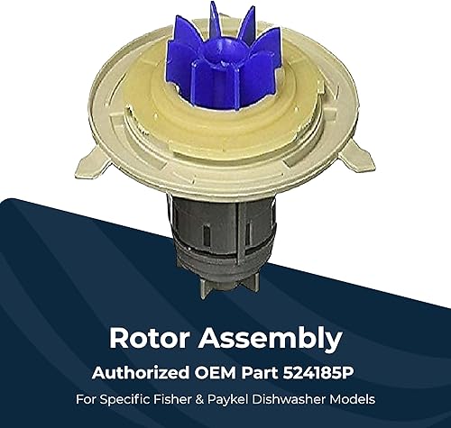Miniatura 2 de Fisher & Paykel Piezas del lavaplatos del rotor del reemplazo de la asamblea del rotor 524285P, equipo modelo del rotor del motor del cajón del cajón