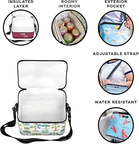 Miniatura 2 de SCOUT Ferris Cooler - Enfriador aislante suave para mujeres, profesores, enfermeras, playa, viajes, piscina, picnic