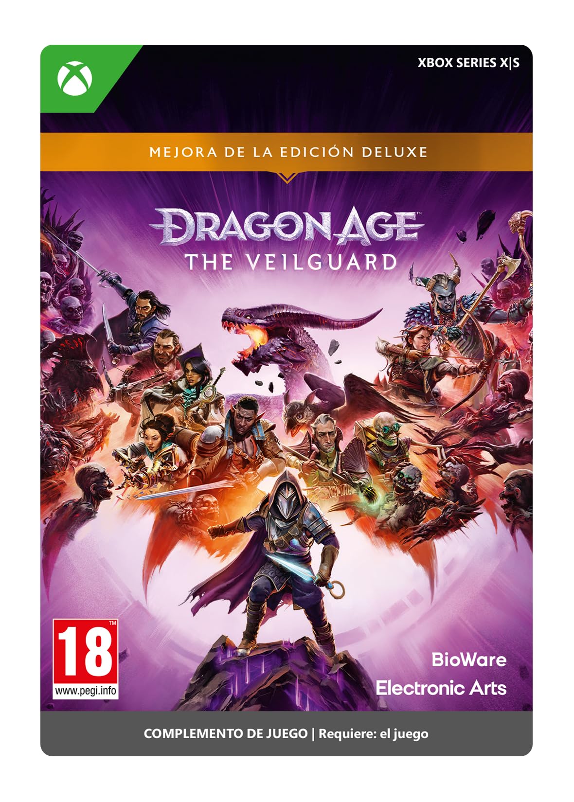 Dragon Age: The Veilguard Deluxe Edition Upgrade | Xbox Series X|S - Código de descarga
