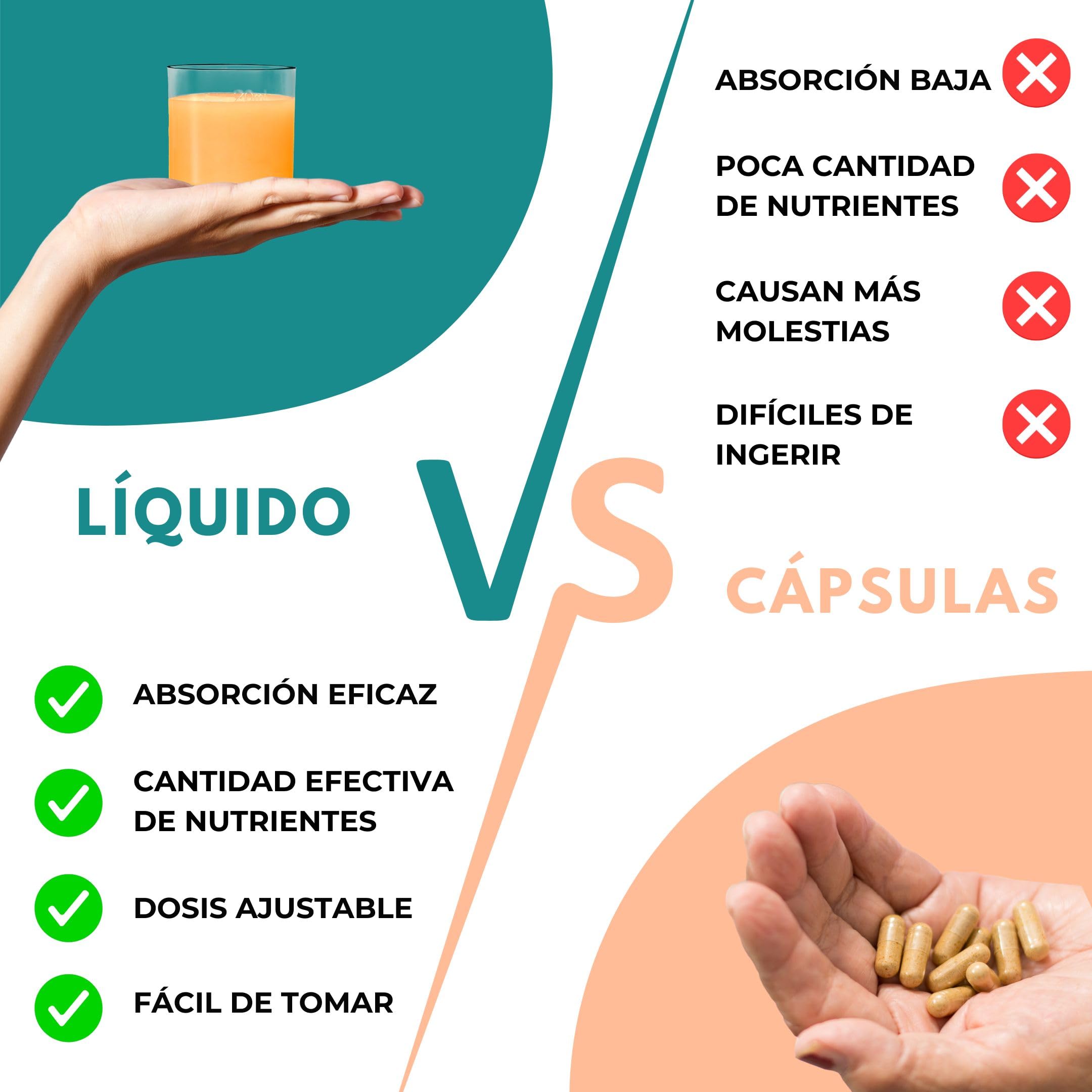 Magnesio Glicinato (Magnesium Glycinate) con Vitamina C, B6 y B12 - Bisciglinato de Magnesio Alta Absorción 100% VRN - Reduce Cansancio, Fortalece Huesos y Sistema Nervioso - 500ml (33 días)