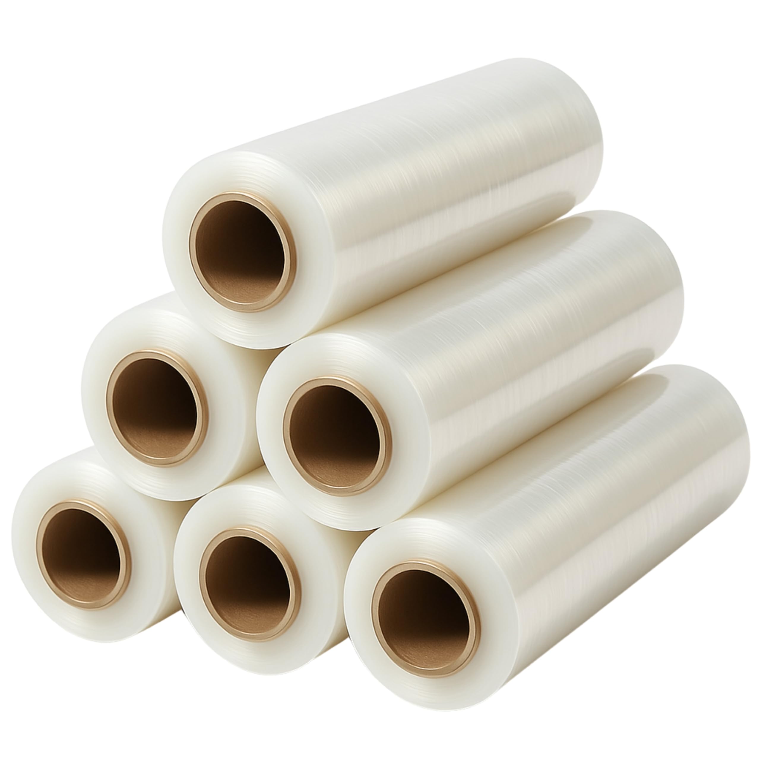 Paket.ag Schutzfolie 24 Rollen Stretchfolie 23my 50cm Palettenfolie Wickelfolie Transparent, (24-St