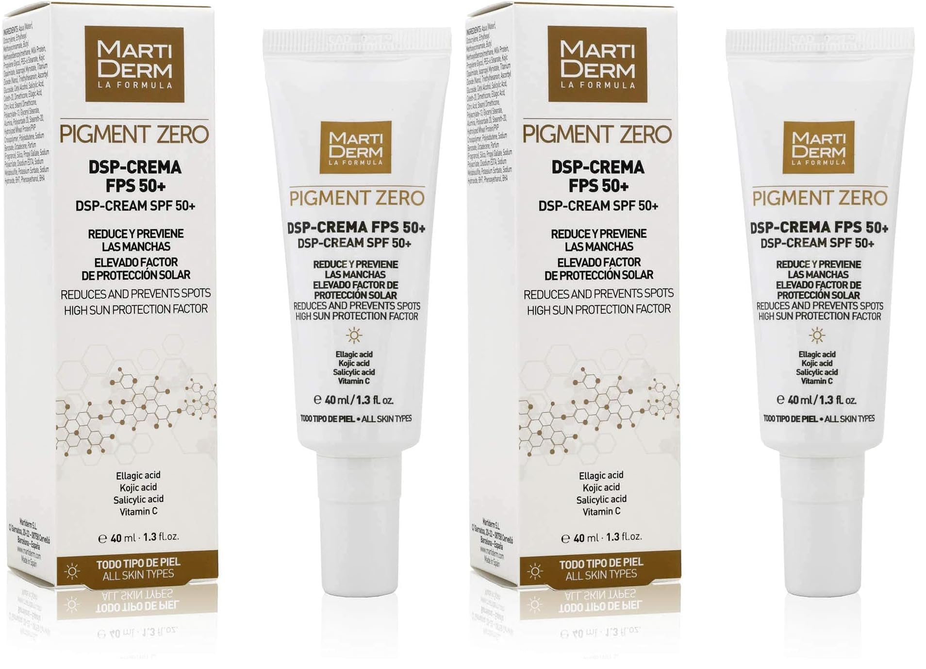 MARTI TOR IMPOMEDIC S.L. MARTIDERM Crema Despigmentante SPF 50+ 40 ml (1472-35129)