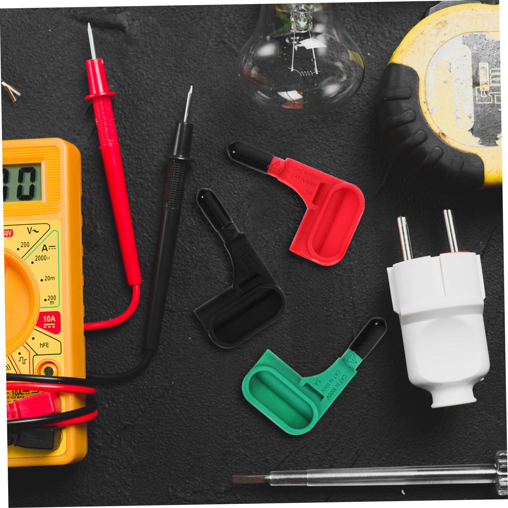 Mipcase 12stücke Magnetische Testsonden Mit Bananenstecker Schnelle Lötfreie Prüfspitzen Für Multimeter Für Elektronik Und -projekte