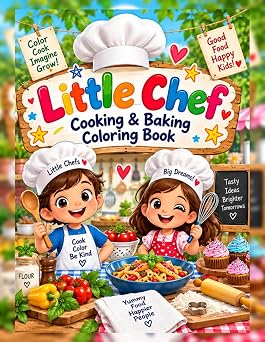 Little Chef: Cooking & Baking Coloring Book