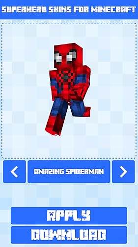 Superhero Skins for Minecraft PE