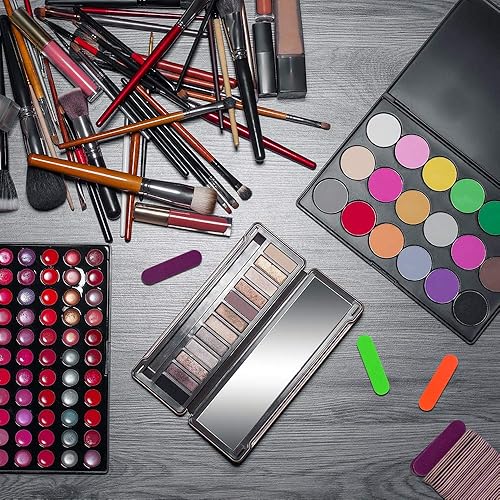 Miniatura 3 de Mini lima de uñas a granel 300 piezas (grano 180), limas de uñas desechables coloridas, tableros de esmeril, herramientas de manicura para el hogar