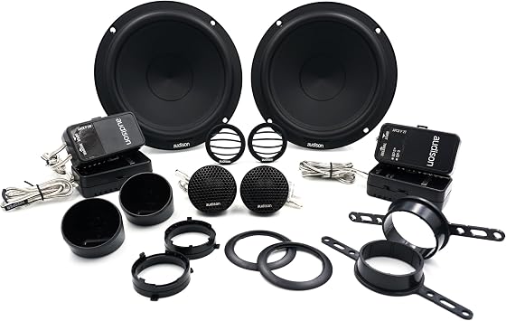 Audison APK 165P Prima Series 6.5" 2-Way Component Speaker Set; AP 1P + AP 6.5P + Grilles