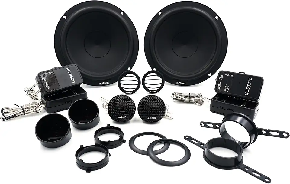 Kit Alto Falantes 2 Vias Automotivo 6 Polegadas Audison Prima APK 165P 230 Watts RMS 4 Ohms