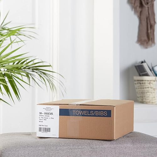 Miniatura 9 de McKesson Toallas desechables [Paquete de 500] para baberos dentales, uñas, tatuajes, dentistas y médicos, 13 x 18 pulgadas, tejido de 3 capas