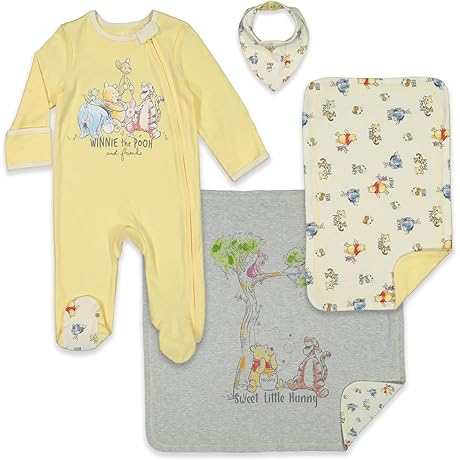 Disney Winnie the Pooh Baby Shower Essentials Gift Set