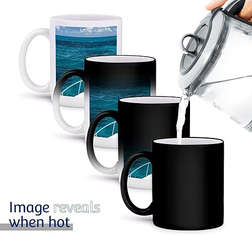 Miniatura 4 de 3dRose Boat at Matanilla Reef, blue ocean waters of the Abacos, Bahamas. - Mugs (mug_343291_3)