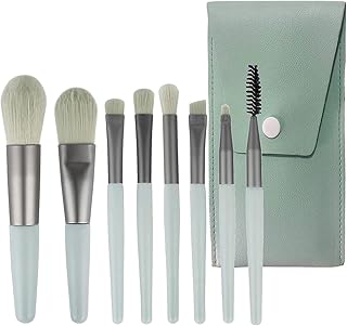 Juego de 8 brochas de maquillaje, mini brocha...