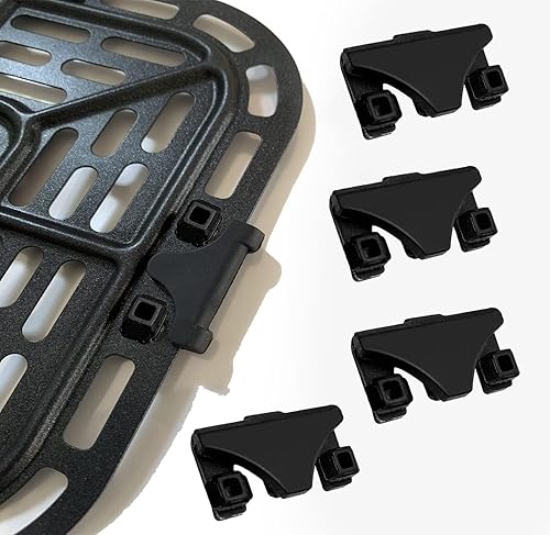 Patas de goma para freidora de aire instantánea, vórtice de 2 cuartos de galón, mini freidora de aire, 4 piezas mejoradas, parachoques de goma,