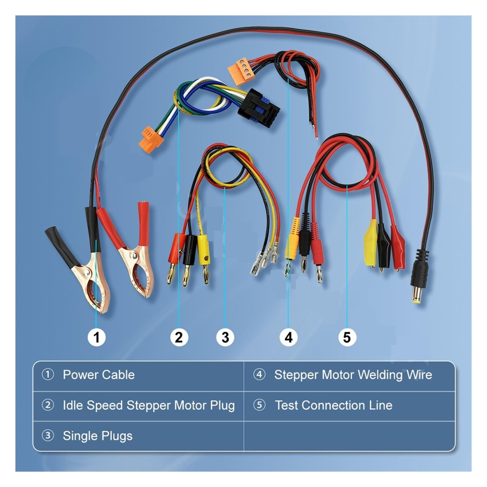 Probador de bobinas de encendido automático QDB 3A, prueba de acelerador electrónico, válvulas IAC, bobinas de alto COP, inyectores y válvulas FID, herramienta de diagnóstico.