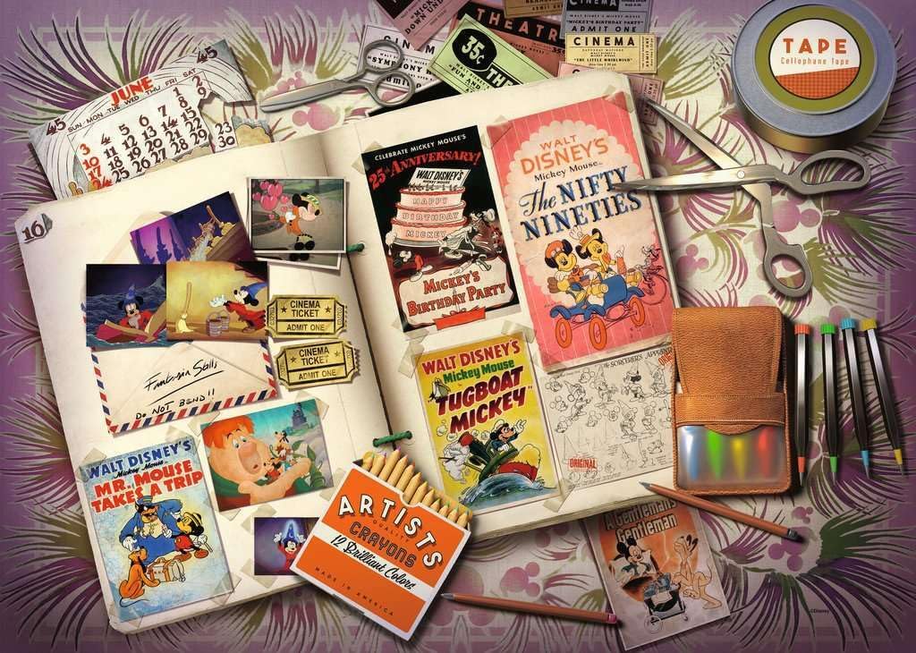 Ravensburger Puzzle 17583-1940 Mickey Anniversary - 1000 Teile Disney Puzzle für Erwachsene und Kinder ab 14 Years