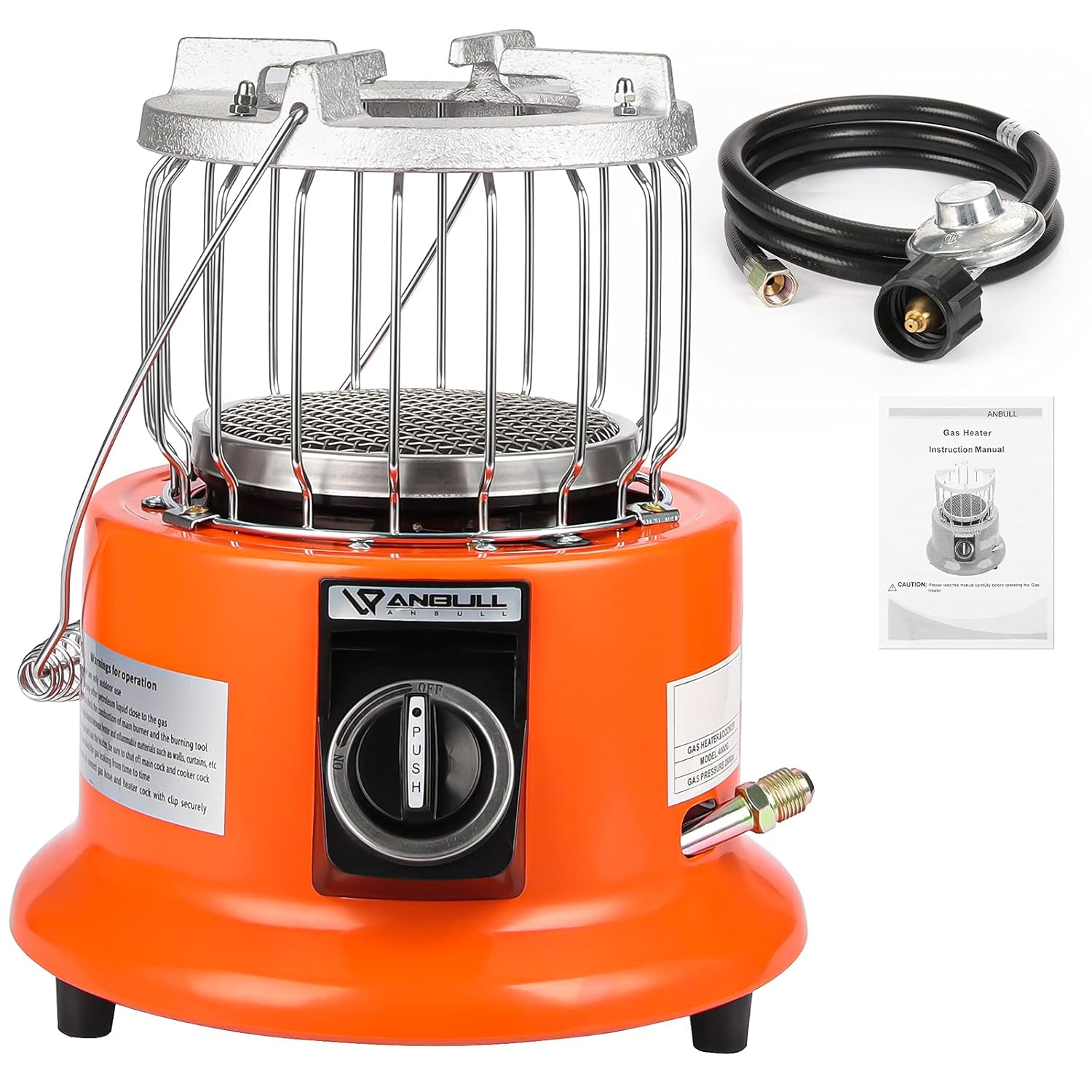 Anbull 2 in 1 Portable Propane Heater & Stove, Outdoor Camping Gas