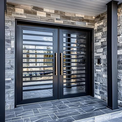 Miniatura 4 de TOGU TG-6012 - Manija de puerta de acero inoxidable 304 de grado comercial de 12 pulgadas, acabado dorado satinado