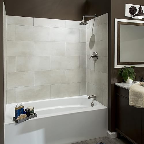 Miniatura 119 de Palisade Muestra envolvente de ducha y bañera de azulejos de 4.5 pulgadas x 11 pulgadas en tierra griega