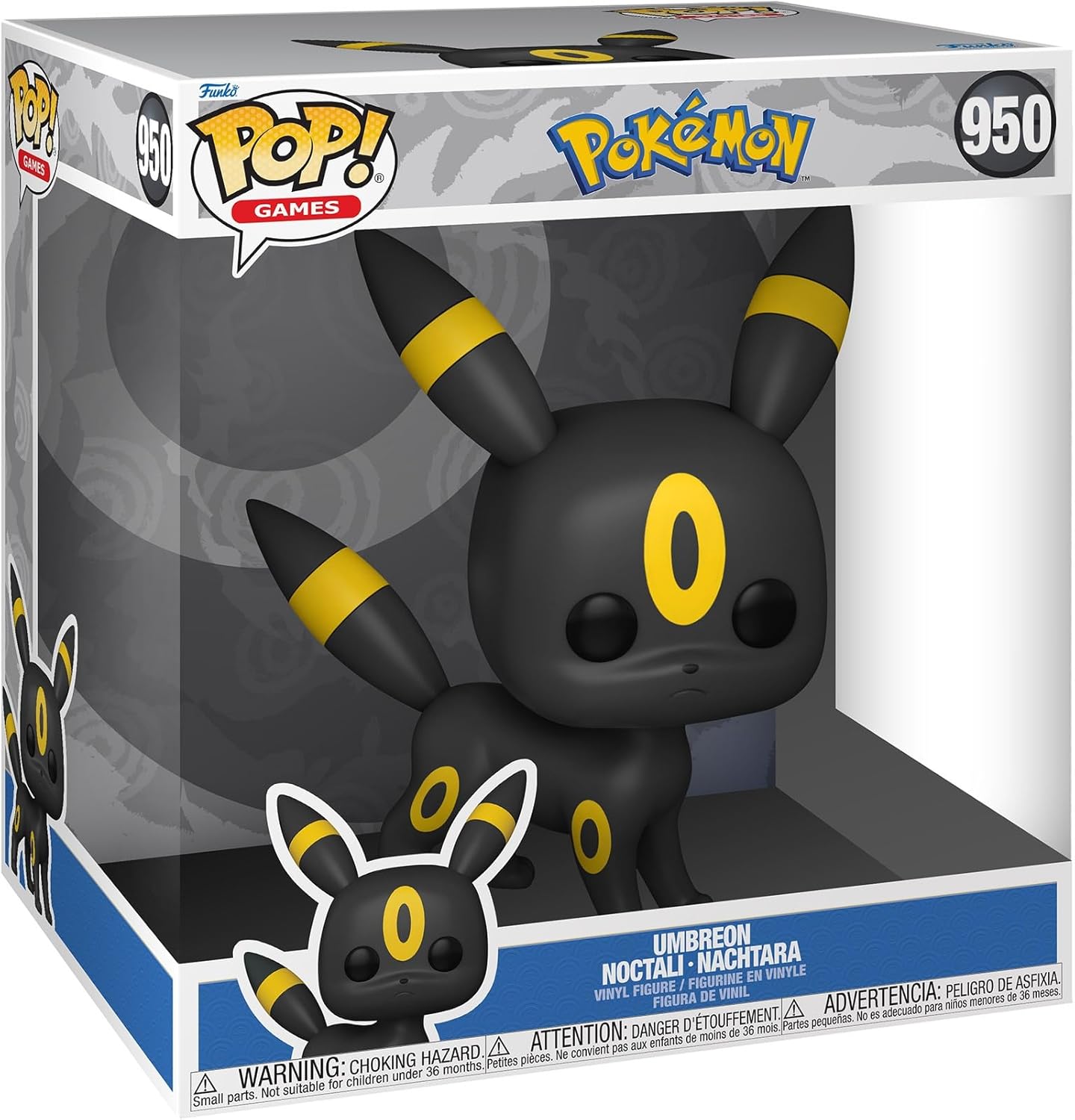 Funko POP! Jumbo: Pokemon - Umbreon - Collectible Miniatures for Display - Gift Idea - Official Merchandise - Toys For Children And Adults - Fans De Video Games