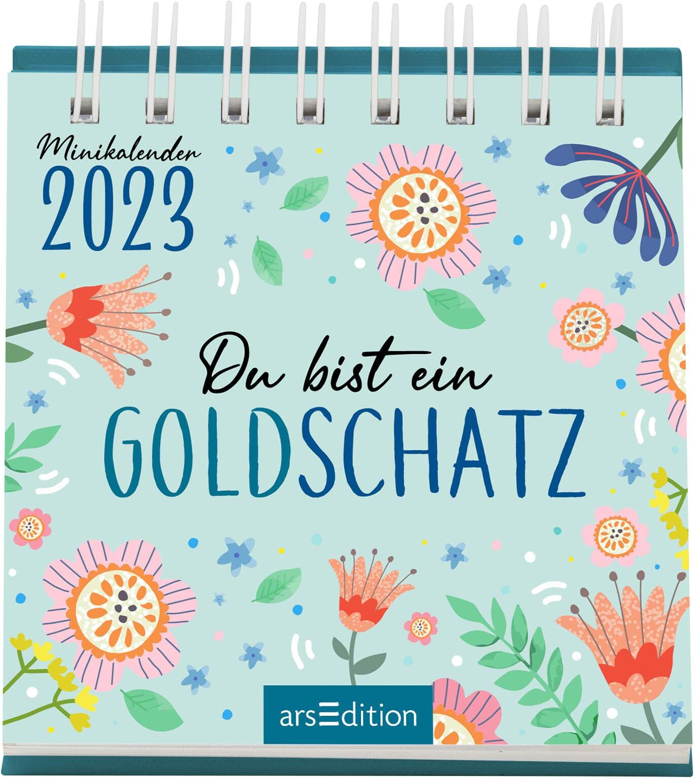 Display Monatskalender 2023: Mit 4 x 5 Ex. | Kleine Tischkalender voller lieber Worte für liebe Menschen