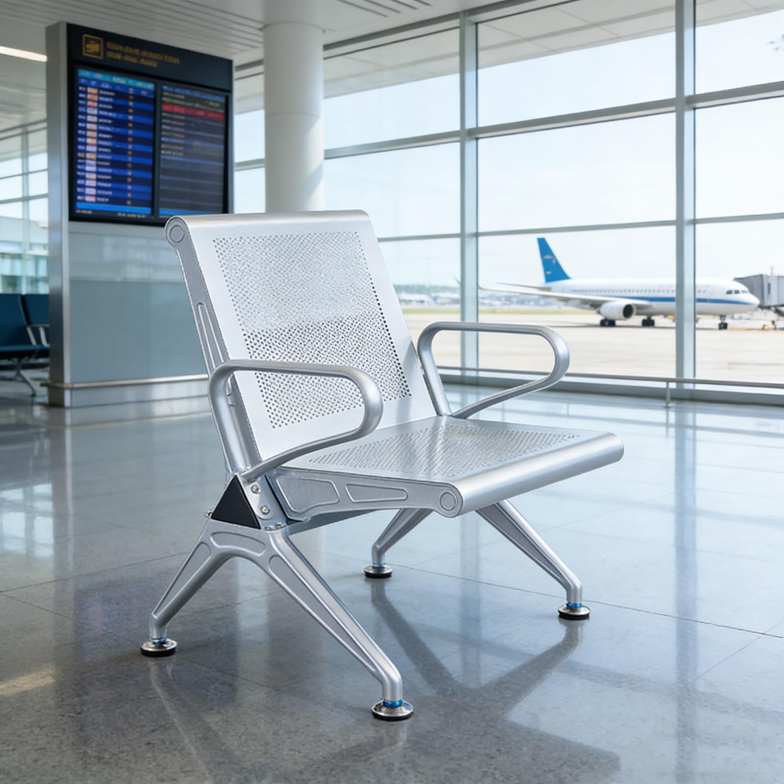Sillas de recepción de oficina ergonómicas para evitar fatiga en salas de espera de hospitales