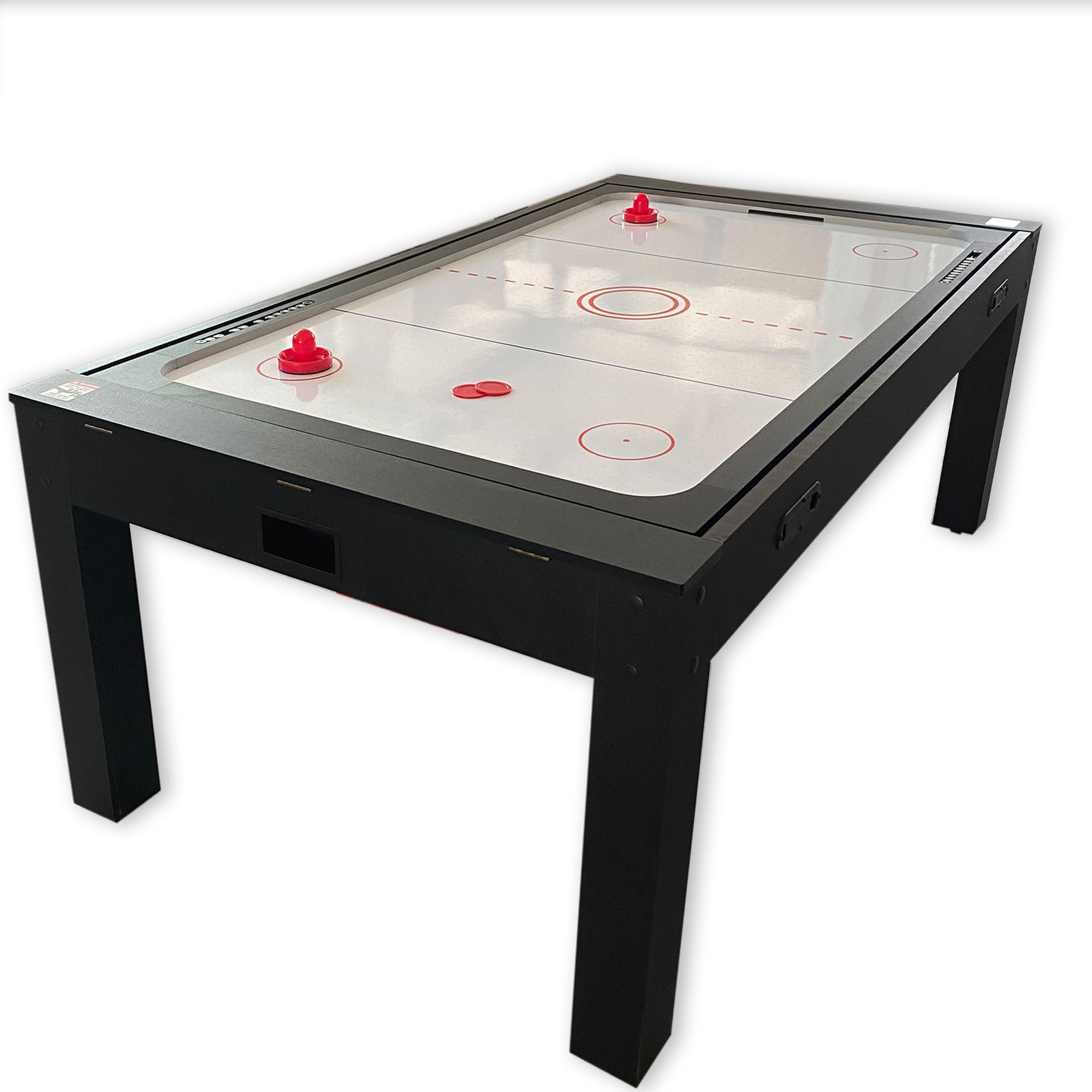 Billard multijeu 7 FT rouge avec Air Hockey + Tennis de table - Strike