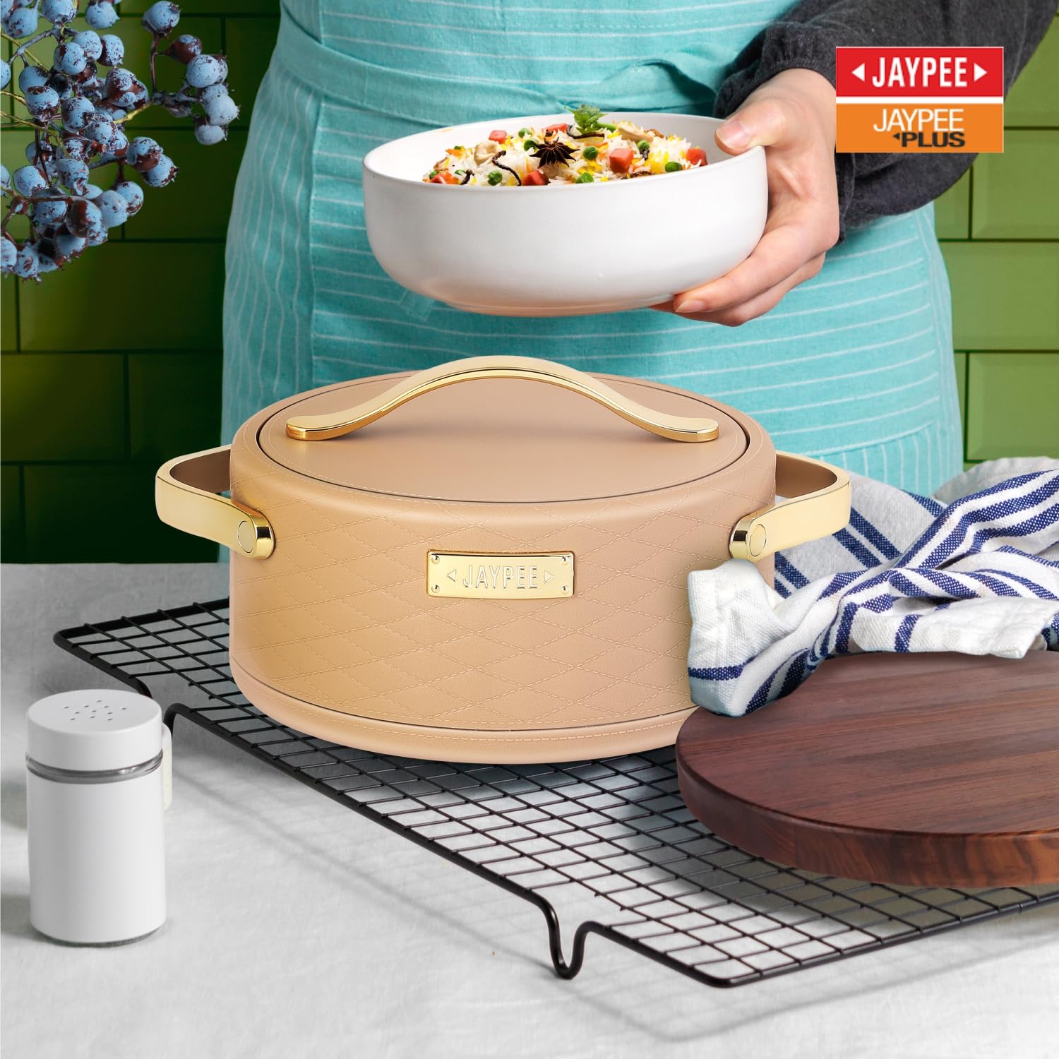 Amazon.com: JAYPEE Luxura Inner Stainless Steel Serving Casserole