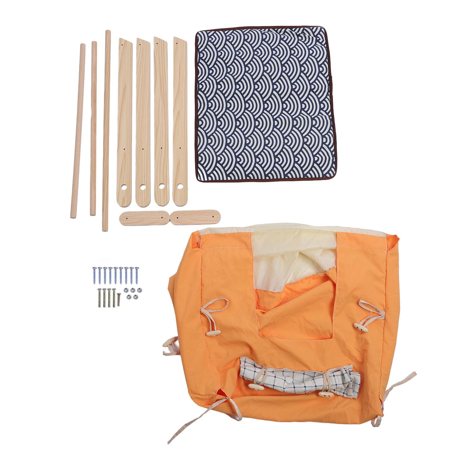 RIZGHWOY Letto per Tenda per Gatti, Cuccia Portatile Lavabile e Traspirante con Design Rimovibile per Uso Interno Ed Esterno per Tutte le Stagioni