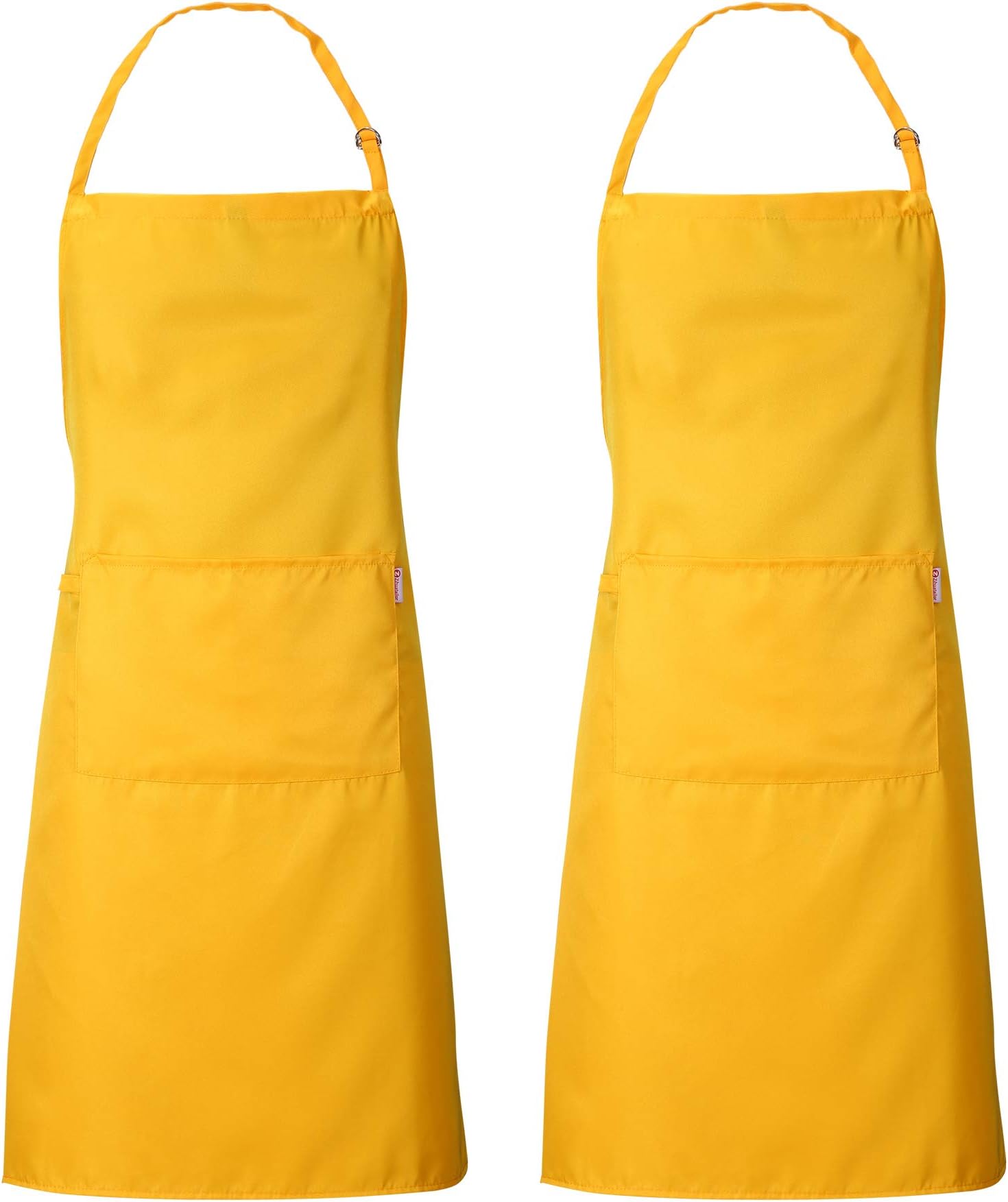 Zihuatailer Kitchen Aprons for Women and Men - Baking Cooking Painting, Set of 2