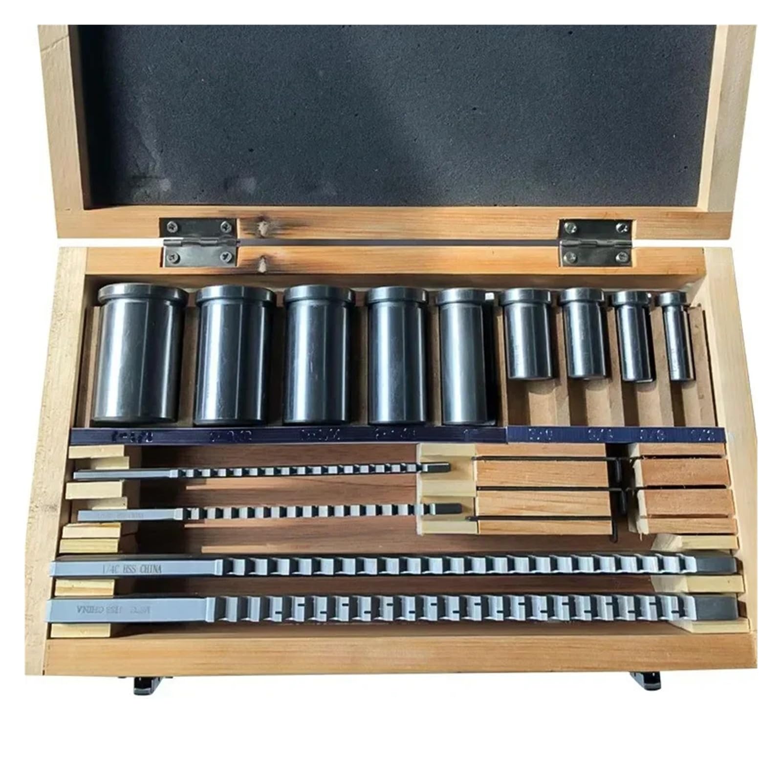 Zestaw 18 przeciągaczy do rowków wpustowych 4/5/6/8 mm metrycznych, przeciągaczy typu push-type do obrabiarek CNC do obróbki metalu, tokarek
