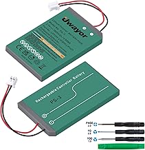 2 Pack PS3 Battery for Sony Playstation 3 PS3 Dualshock 3 Controller CECHZC2E CECHZC2U, 1860mAh PS3 LIP1859 Replacement Battery with Tools