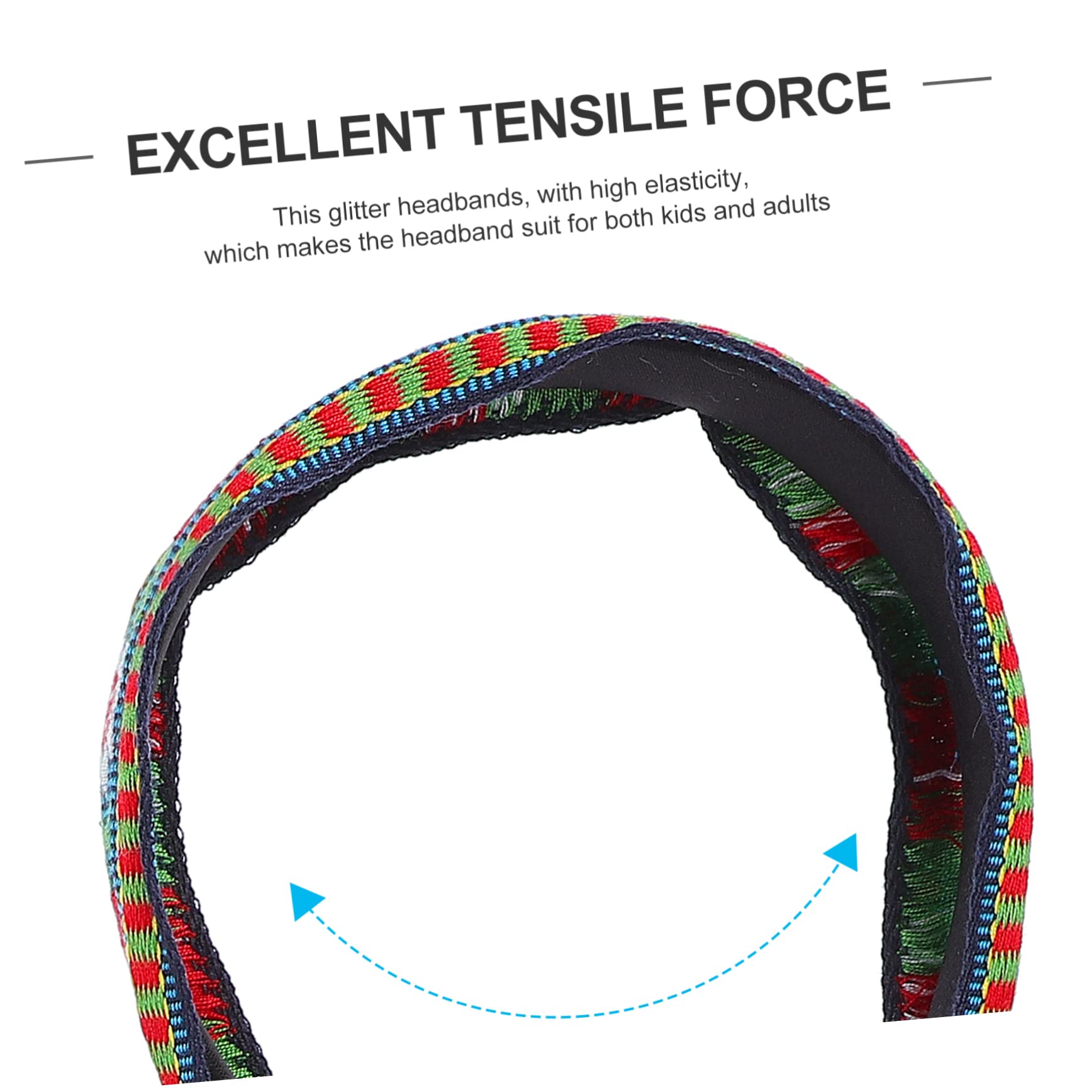 FRCOLOR 2 Juegos de Elegantes Diademas Bordadas para Mujer Accesorios para El Cabello para Amigas Y Compañeras de Trabajo 4 Piezas