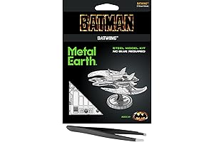 Fascinations Metal Earth Batman 1989 Movie Batwing 3D Metal Model Kit Bundle...