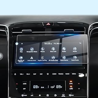 LFOTPP Glass Screen Protector for 2022+ Hyundia Tucson NX4 2021 2022+ Kiaa Sorento MQ4 10.25 Inch Panel Display GPS Navigation Tempered Protector Interior Accessories High Clarity (10.25 Inch Media)
