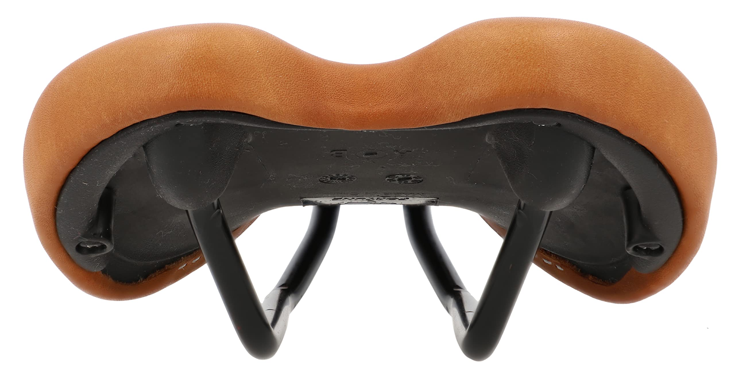 Gusti Fahrradsattel Leder - Geraint T. Fahrradsattel Ledersattel weich Sattel Fahrrad Rennrad Echtes Leder (Haselnuss 2)
