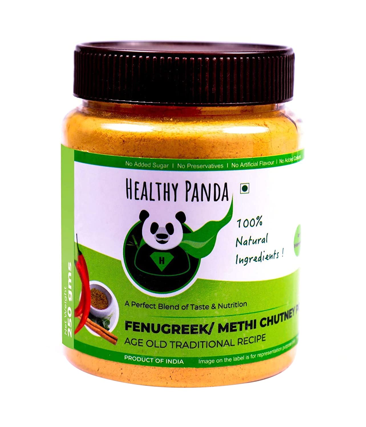 HEALTHY PANDA Fenugreek Chutney Powder Methi Chutney, Metkut Chatni, Molaga Podi, Idly Dosa Chatani, Podi Chutni (100% Natural & Healthy) - 125 Gram (B08YMWP2CH) Amazon Price History, Amazon Price Tracker
