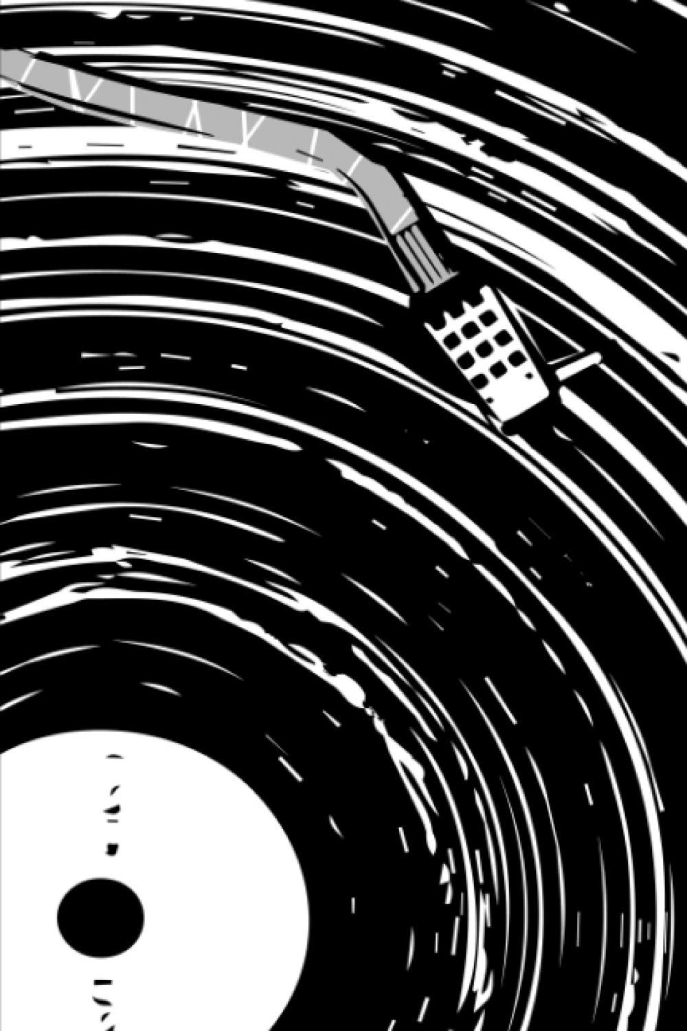 Vinyl Record Notebook: Music Gift, Vintage vinyl-look journal, Cool cover design emulates a vinyl record