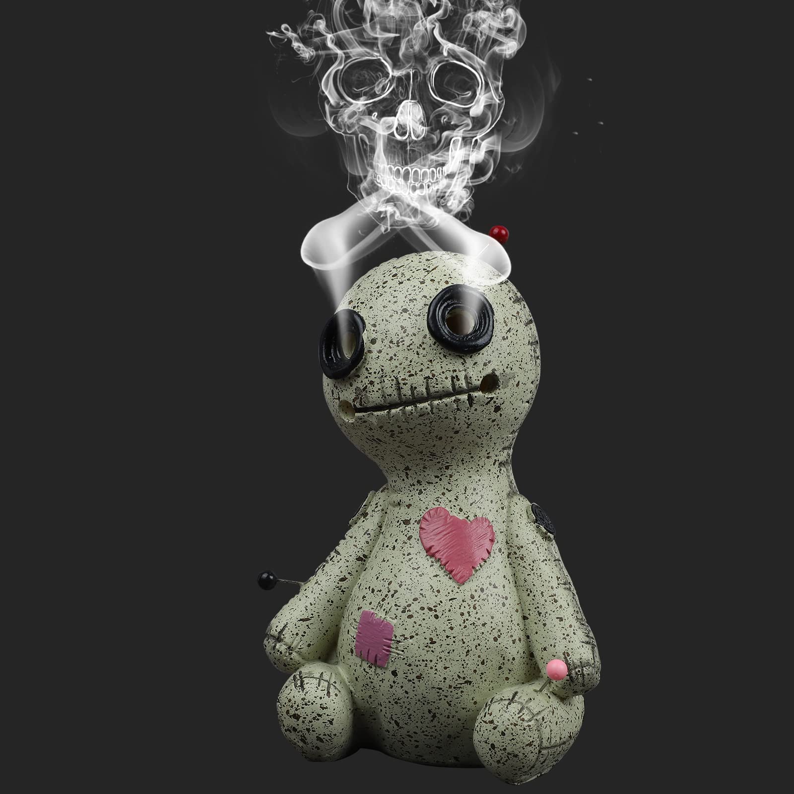 Incense Holder, Voodoo Incense Burner for Friends, Kids, Couple, Unique Incense Burner for Yoga, Meditation, Home Decor (1PCS-Left)