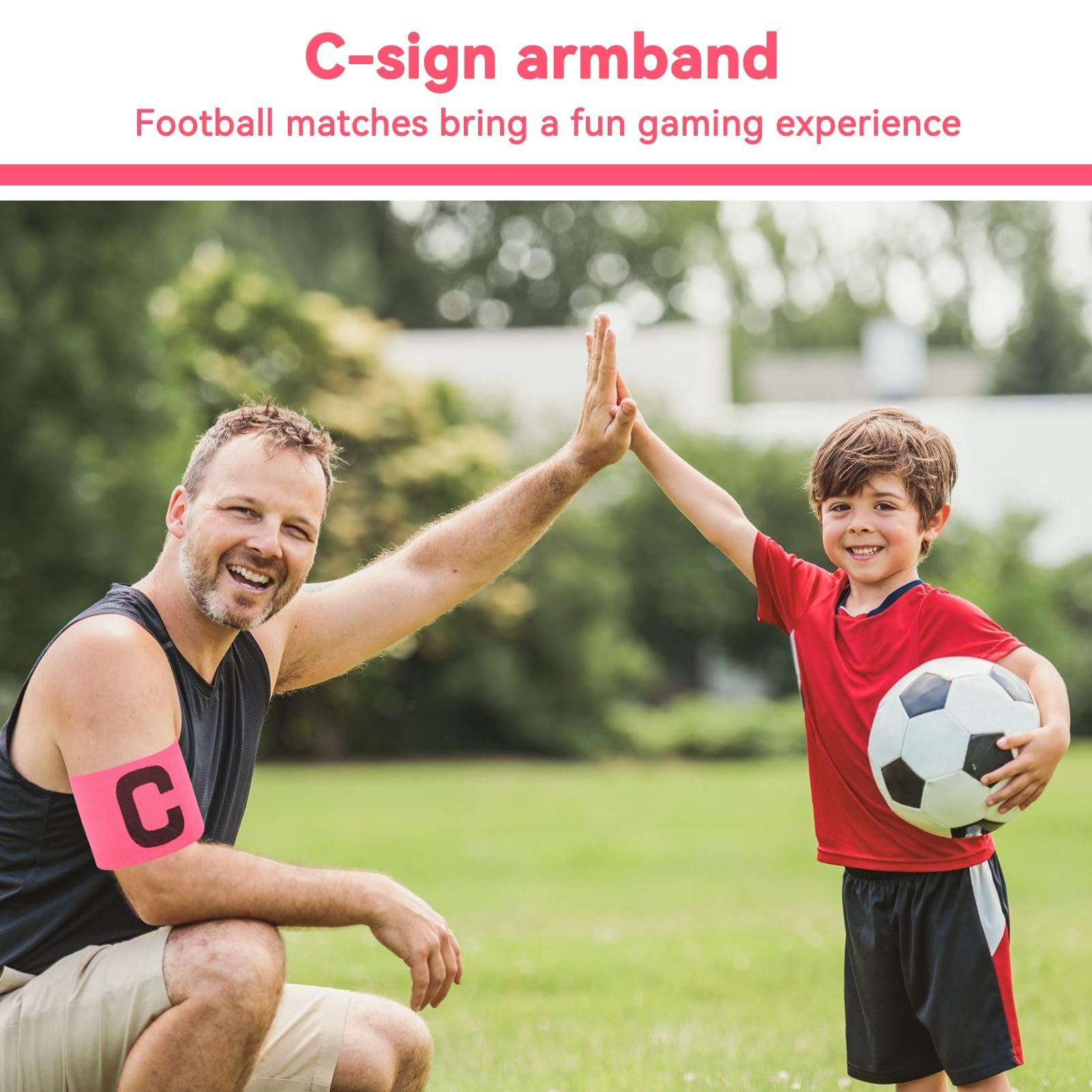 Brassard Capitaine Football Adulte – Lot 3 Couleurs (rouge, Bleu, Vert) – Nylon élastique 33x7 Cm