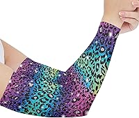 Vista 10 de CLOHOMIN Mangas para brazos, protección solar, mangas de compresión, cubierta de tatuaje para mujeres y hombres, manga deportiva atlética refrescante