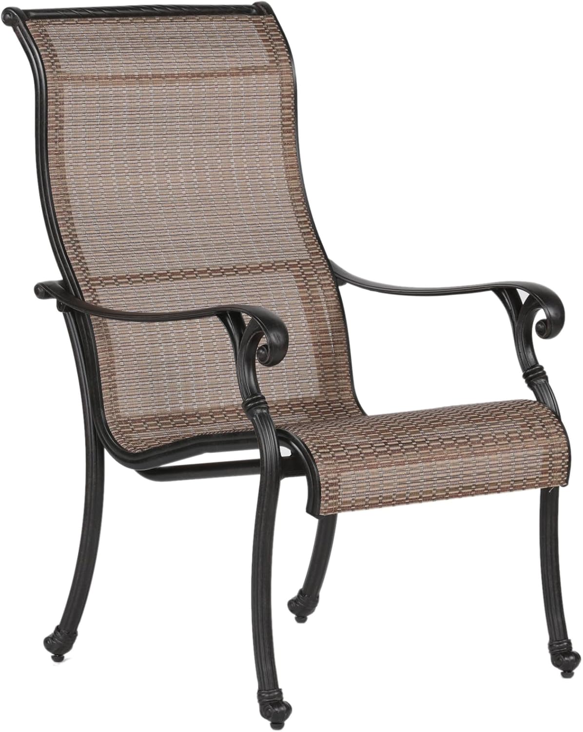 Patio Outdoor Sling Patio 2 Chairs with Aluminum Frame, All-Weather Furniture