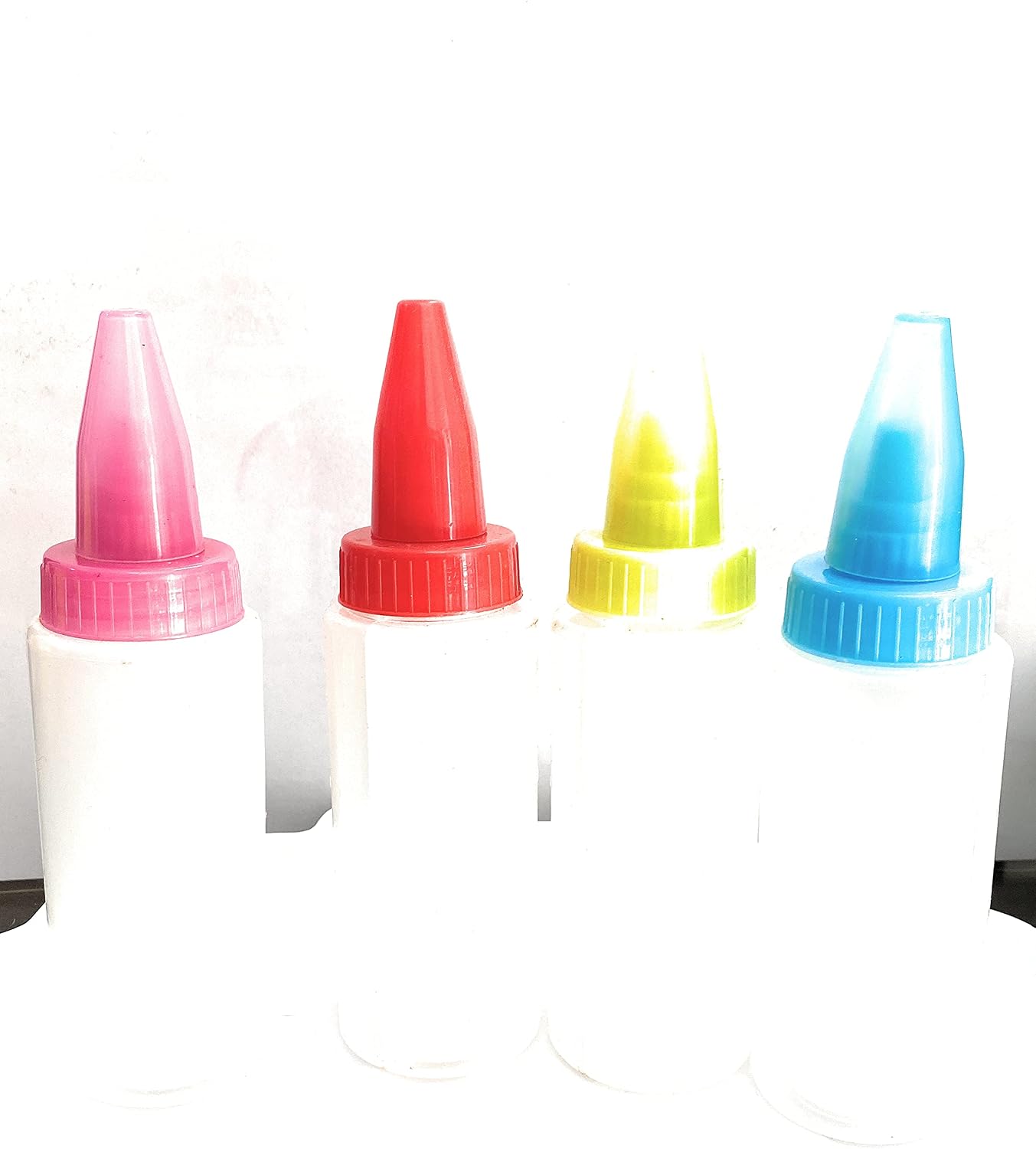 Edco 4pc Squeeze Decorating DUAL Icing Bottles (H17cm D5cm) (53670