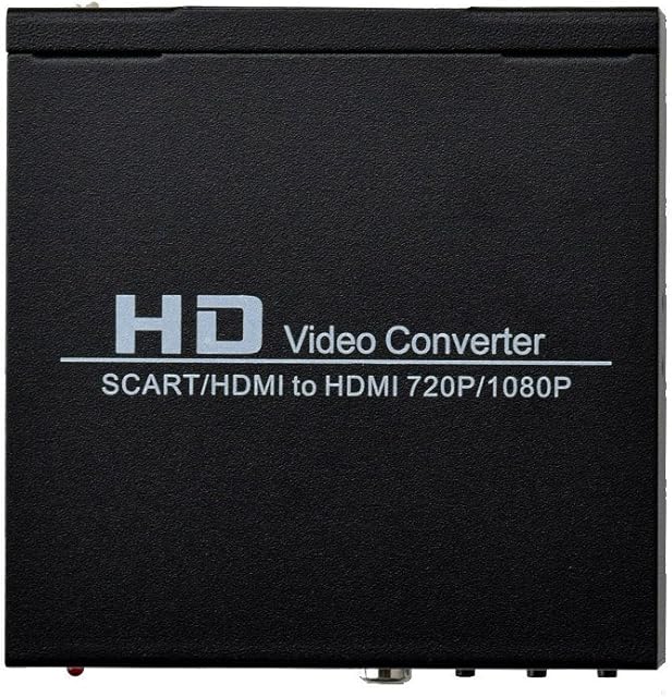 Mcbazel SCART+HDMI to HDMI Converter with 3.5mm Convert 480I(NTSC)/576I(PAL) format signal to 720P/1080P HDMI signal output,connect with DVD,set-top box,HD player,Console(PS2PS3PSP,Wii,Xbox360)