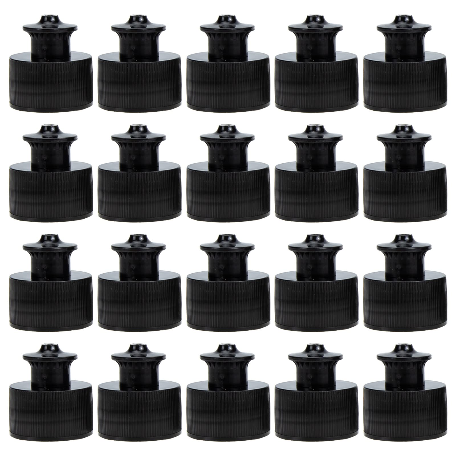 Tofficu 20Pcs Sports Cap for Chilly Bottle Replacement with Push and Pull Function Reusable Household Water Bottle Caps Prevent Accidental Overflow PE Material for Sports Kettle